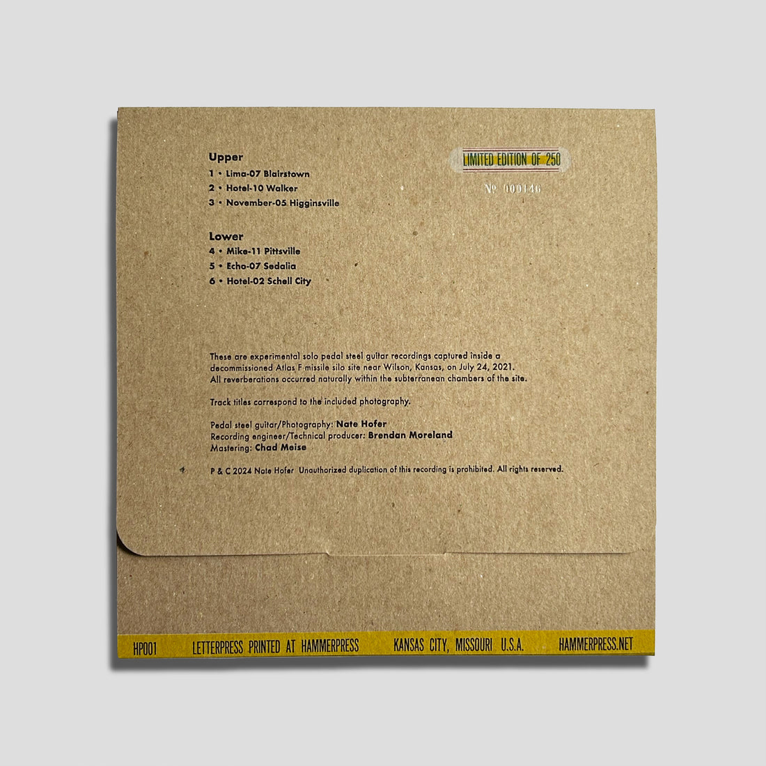 Decommissioned - Nate Hofer Vinyl Record
