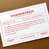 Damn Type Co. Print