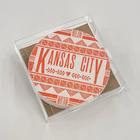 Kansas City Coasters - Set of 8 RED