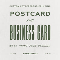Custom Business card & Postcard Bundle Chipboard
