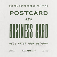 Custom Business card & Postcard Bundle Chipboard