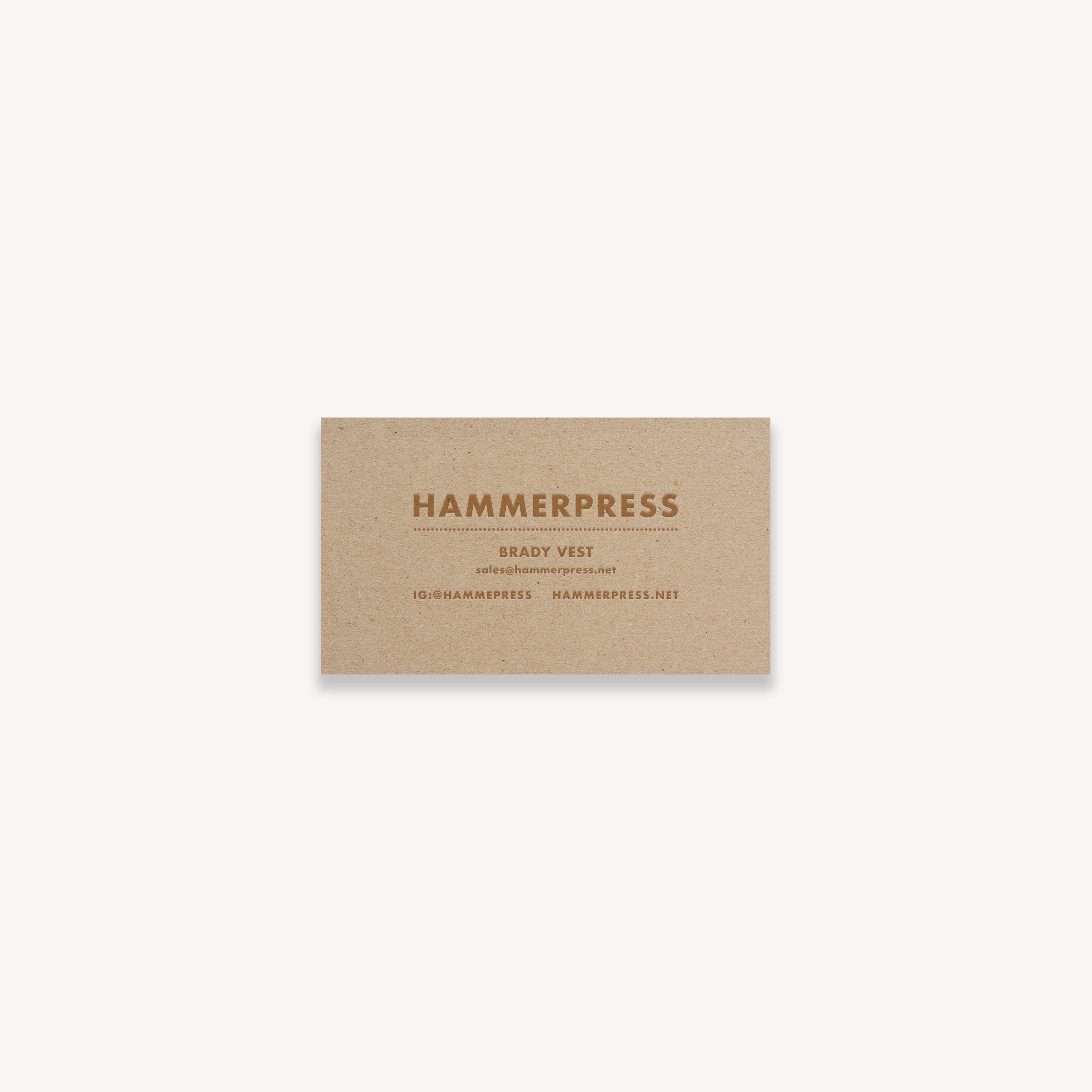 Custom Business card Printing – HAMMERPRESS