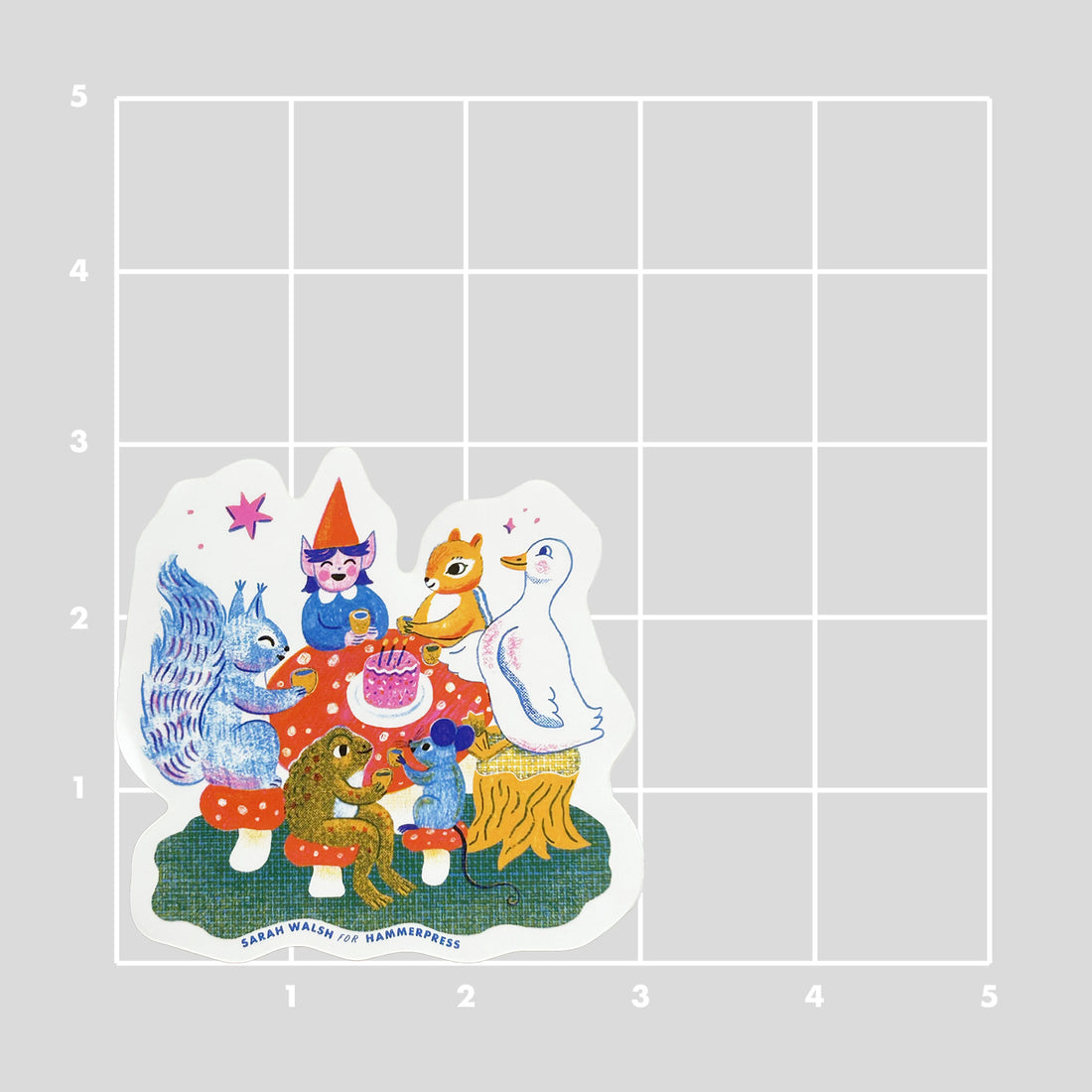 Animal Party Sticker