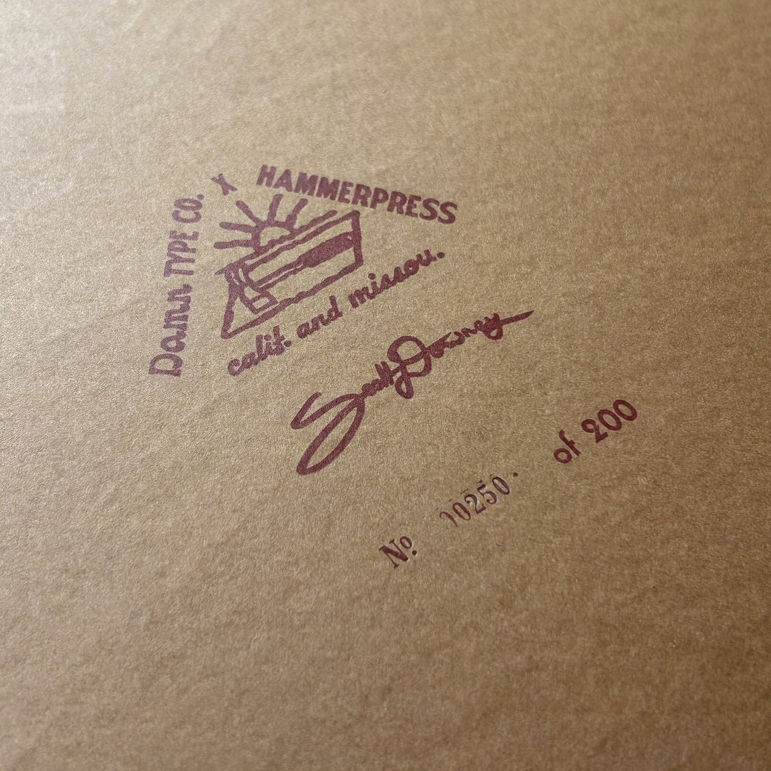 Damn Type Co. Print