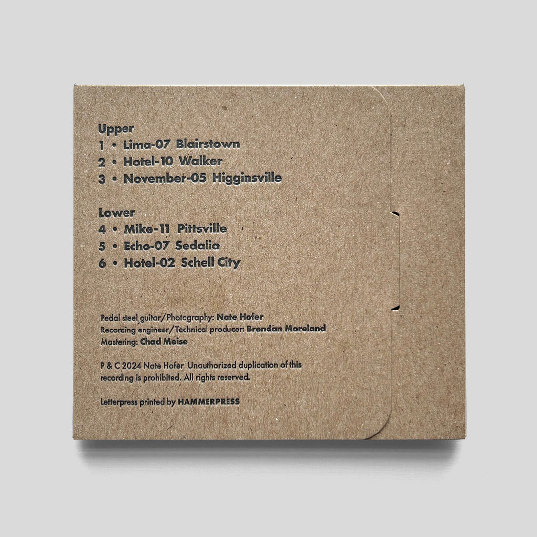 Decommissioned - Nate Hofer CD