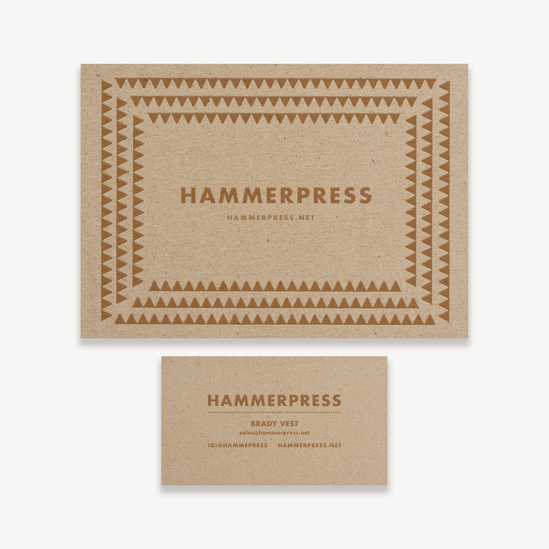 Custom Business card & Postcard Bundle Chipboard