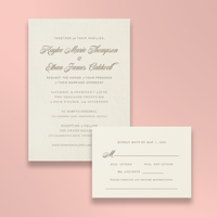 Custom Printing Letterpress Wedding Bundle