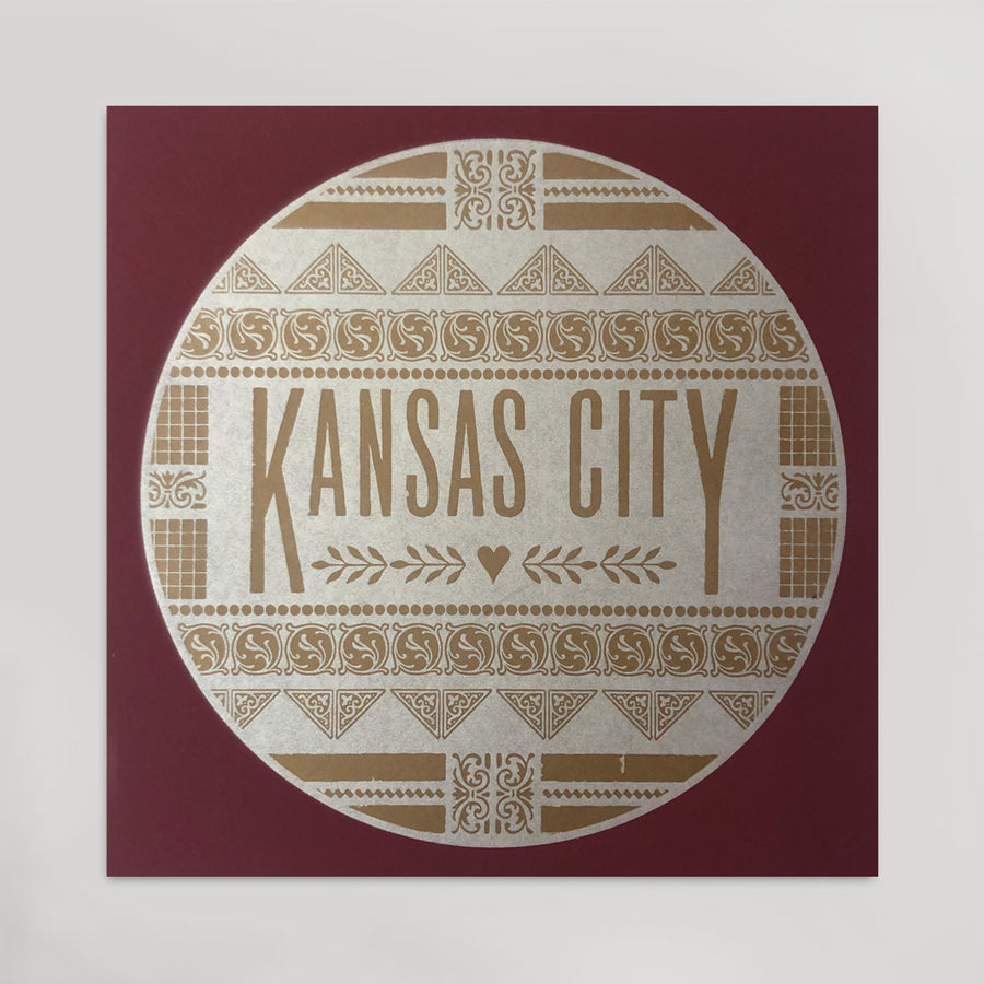 Kansas City Print - Red