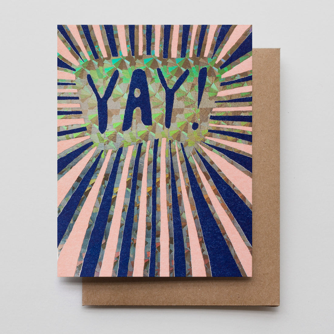 Holographic Yay Card HAMMERPRESS Holographic Yay Card HAMMERPRESS