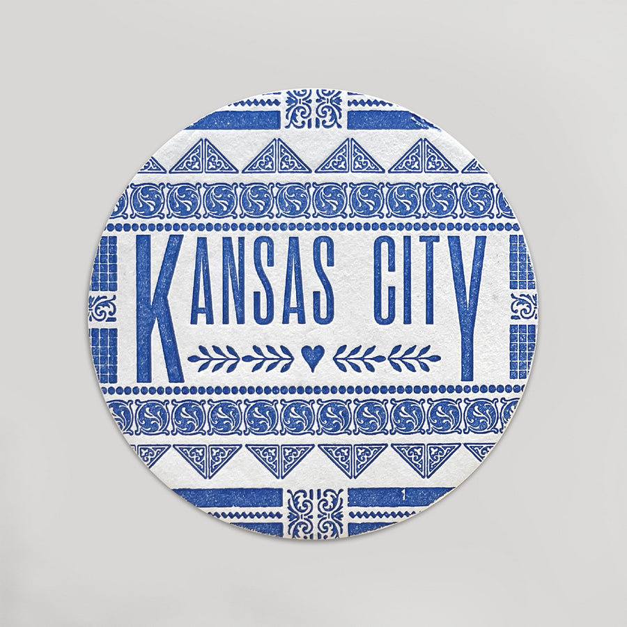 Kansas City Coasters - Set of 8 BLUE