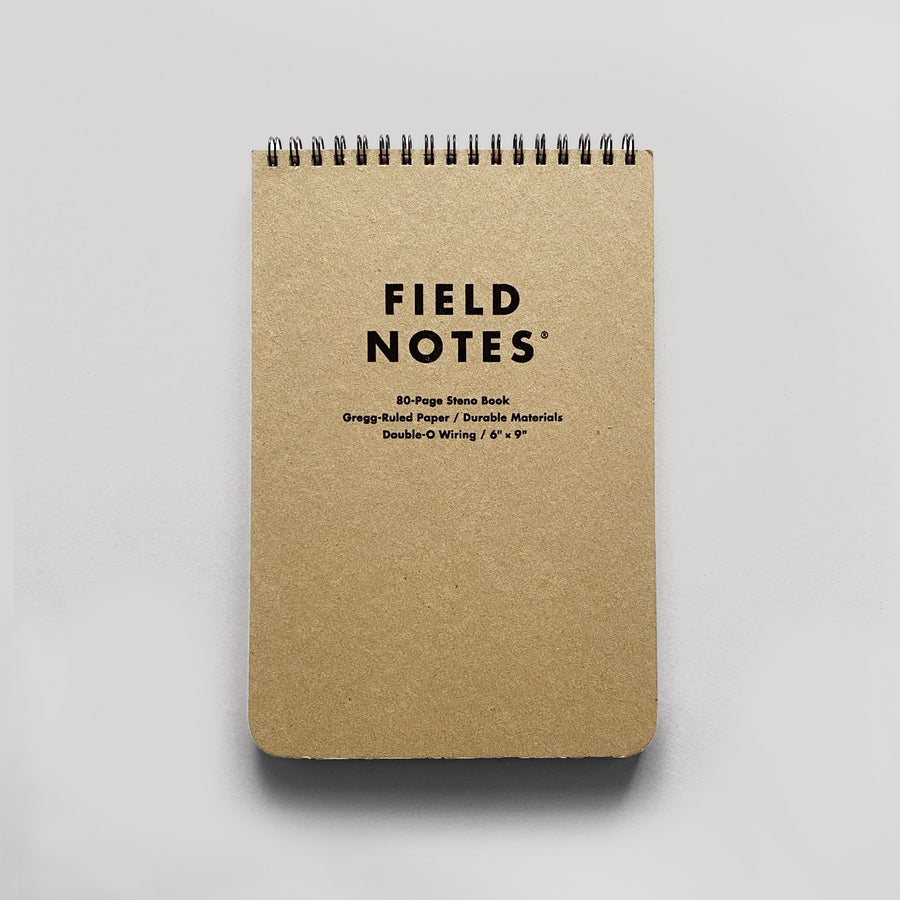 Field Notes Steno Pad - 6 x 9 - 80 Pages - Gregg Ruled