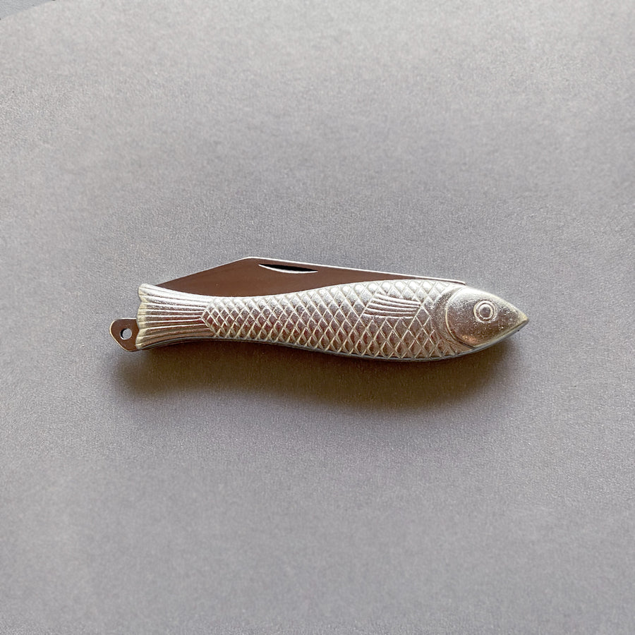 Mikov Folding Fish Knife - Silver